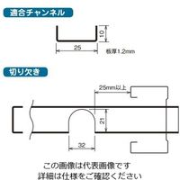 ネグロス電工 軽量間柱 切り欠き工具 MAKCK32 1台（直送品）