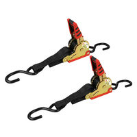 藤原産業 SK11 自動巻取式ラチェットベルト荷締機 RTAー25SBL 2本組 2pcs 1セット(2個)（直送品）