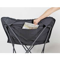 キャプテンスタッグ CSブラックラベル リラックスクッションチェア（直送品）