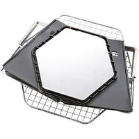 キャプテンスタッグ CSブラックラベル ヘキサステンレス ファイアグリル M（直送品）