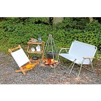 キャプテンスタッグ クアッド ファイアスタンド（直送品）