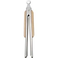 キャプテンスタッグ BBQ ウッドグリップ ターナートング 30cm UG-3273 1個