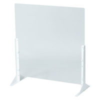 ナカバヤシ アクリルパーティション透明 幅600×奥行263×高さ600mm PTS-AC6060 （飛沫防止・飛沫対策）1台 228-8090