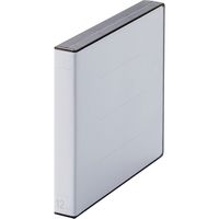 Blu-ray DVD CD対応クリアケース ファイル 12枚収納 不織布 インデックスラベル付 クリア黒 CCD-FBB12BK エレコム 1個