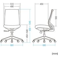 サンワサプライ メッシュチェア 高耐荷重 耐荷重 120kg ブラック SNC-NET20BK 1個（直送品）