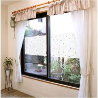 【窓ガラスフィルム】明和グラビア 窓飾りシート GDP-4632 46cm×90cm 1セット（4本入）（直送品）