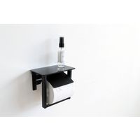 【軒先渡し】ヤマソロ Lasn トイレットペーパーホルダー 1連 ブラック 41-040 1台（直送品）