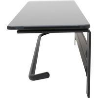 【軒先渡し】ヤマソロ Lasn タオル掛けハンガー 幅300×奥行100×高さ98mm ブラック 41-042 1台（直送品）