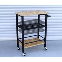 【軒先渡し】ヤマソロ Hide Out Works OSBワゴン 幅560×奥行300×高さ730mm 85-430 1台（直送品）