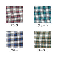 松本ナース産業 カラーツイル　前開き　簡易ロック付　4500　エンジ　LL 1枚　【介護用衣類】介援隊カタログ（直送品）