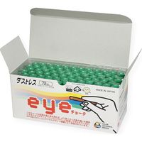 ダストレスEYEチョーク７２本入　緑 DCI-72-G 20箱 日本理化学工業（直送品）