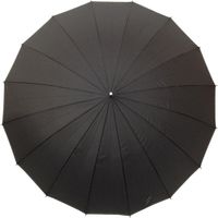 共栄工業 65cm 16本骨 ジャンプ傘 黒 10088 1セット（6本）（直送品）