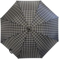 共栄工業 65cm 格子柄 ジャンプ傘 黒（格子柄） 10163 1セット（12本）（直送品）