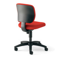 【組立設置込】コクヨ EAZA チェア 肘なし 背樹脂 ナイロンキャスター シグナルレッド CR-G180F6GER5-W 1脚（直送品）