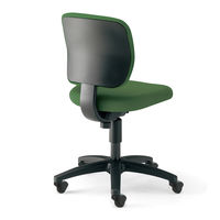 【組立設置込】コクヨ EAZA チェア 肘なし 背樹脂 ゴム単輪キャスター オリーブグリーン CR-G180F6GEQ5-V 1脚（直送品）