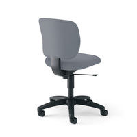 【組立設置込】コクヨ EAZA チェア 肘なし 総張り ナイロンキャスター ソフトグレー CR-G182F6GEE3-W 1脚（直送品）