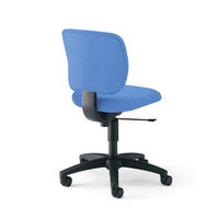 【組立設置込】コクヨ EAZA チェア 肘なし 総張り ナイロンキャスター ソフトブルー CR-G182F6GET3-W 1脚（直送品）