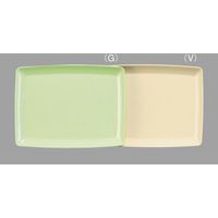 三信化工 ポリプロトレイ 長方形 ベージュ T-3-V 1枚（直送品）