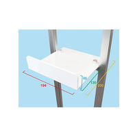 常磐精工 テーブル付きサインスタンド シルバー LTSSAC-A4T 1台