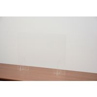 【飛沫防止パネル】 光 飛沫飛散防止パネル アクリル製 透明 3mm厚 450×600mm 小サイズ HBPA643 1台
