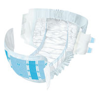 旧パッケージ【大人用おむつ/テープ止め】アスクル×エルモアいちばん うす型伸縮テープ止め　重ね貼りクロステープMサイズ　1箱（20枚入×4パック）　 オリジナル