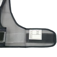 【安全ベスト】 小野商事 エースグローブ フラッシュ安全ベスト6cm幅 LED赤 No732 1着