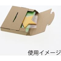 【底面A6】ラクポスBOX 縦110×横160×高さ20mm クラフト 1袋（10枚入）HEIKO