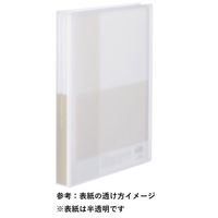 コクヨ 固定式クリアファイル ＜Glassele＞（グラッセル） 60ポケット ホワイト ラ-GL60W 10冊