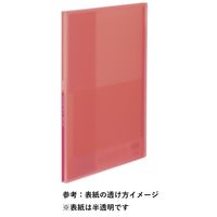コクヨ 固定式クリアファイル ＜Glassele＞（グラッセル） 10ポケット ピンク ラ-GL10P 10冊