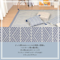 萩原 インド綿 6つ折りマットレス クラック 650×1700×25mm ホワイト 270071527 1枚（直送品）