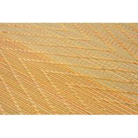 萩原 クック い草パフラグ 防ダニ加工 1800×1800mm イエロー 81946530 1枚（直送品）