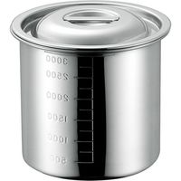 ＡＧ１８ー８　目盛付寸胴鍋　１２ｃｍ（手無）　1個 11312　赤川器物製作所（直送品）