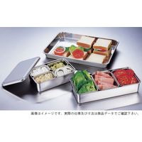 赤川器物製作所 AG18ー8 大型調味料入バット4ヶ入 横長型 66904 1セット