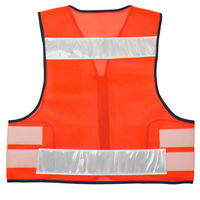 【安全ベスト】 小野商事 エースグローブ パトロールベスト 7cm幅 オレンジ No90853 1着