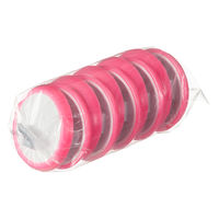 西敬 丸型名札 ピンク P-6P 10個