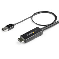 Startech.com HDMI - DisplayPort変換ケーブル 2m 4K/30Hz対応 HD2DPMM2M 1個