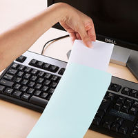 ムトウユニパック ナチュラルカラー封筒 長3ブルー 〒枠なし テープ付 1袋（100枚入）590227060