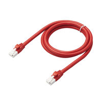 LANケーブル 1m cat6A 爪折れ防止 ギガビット より線 レッド LD-GPAT/RD1/RS エレコム 1個（直送品）