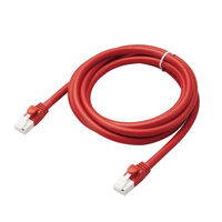 LANケーブル 2m cat6A 爪折れ防止 ギガビット より線 レッド LD-GPAT/RD2/RS エレコム 1個（直送品）