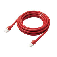 LANケーブル 3m cat6A 爪折れ防止 ギガビット より線 レッド LD-GPAT/RD3/RS エレコム 1個（直送品）
