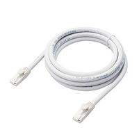 LANケーブル 2m cat6A 爪折れ防止 ギガビット より線 白 LD-GPAT/WH2/RS エレコム 1個（直送品）