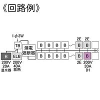 テンパール工業 オール電化対応住宅盤扉付L無 MAG35182IB4E4 1個（直送品）