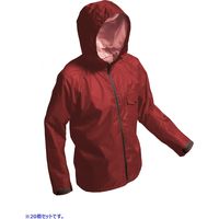 マック　アジャストマックライト　レインスーツ　AS7100*20　S　レツド（直送品）