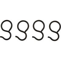 清水 アイアンPフック 全長37mm (4個入) SH-IPH13K 1セット(2パック)（直送品）