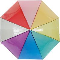 丸玉工業 クリアジャンプ傘６０（レインボー） 90203001 1セット（6本）