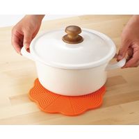 川崎合成樹脂 VC-C64 吸盤付シリコーンマット グリーン 1個