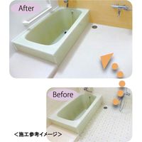 【建築資材・浴室用床シート】フクビ化学工業 あんから 1800mm×4mm×6.8m ライトグレー AK068LG 1巻（直送品）