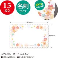 ササガワ ファンタジーカード ミニョン 16-651 1セット:75枚(15枚袋入×5冊袋入)