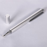 タッチペン 丸型ヘッド静電式 スマートフォン・タブレット用タッチペン OWL-TPSE01-SI シルバー 1本 オウルテック