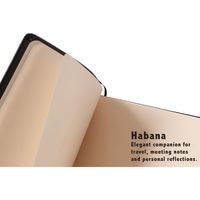 ハードカバーノート クオバディス アバナ　ノート１６ｘ２４ｃｍ　横罫　 レッド １冊（直送品）